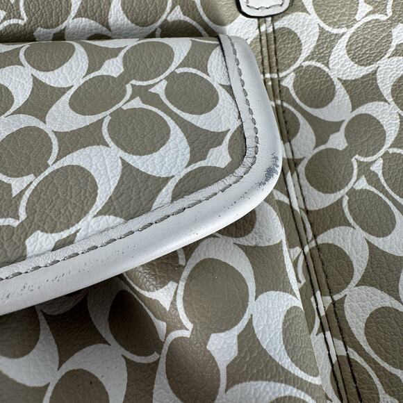 Coach Signature Chelsea Lea Medium Shoulder Tote Bag C1093-F15135 - Picture 16 of 16